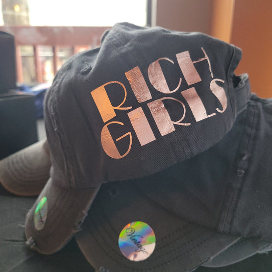 Rich Girls Hat (ponytail)